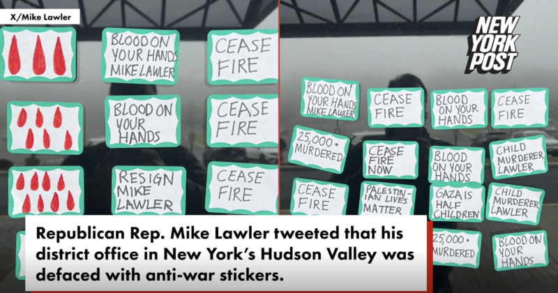 Rep. Mike Lawler second NY lawmaker to have office vandalized for pro-Israel views